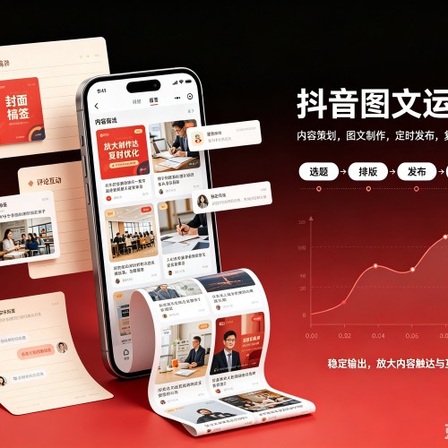 桦南抖音图文代运营服务
